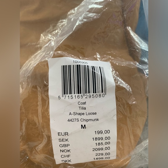 NEW MASAI TÍLIA COAT A SHAPE LOOSE MULTIPLE SIZES - Picture 8 of 12